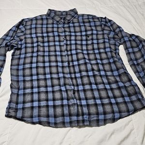 XLT Northwest Territory Blue Plaid Flannel Shirt